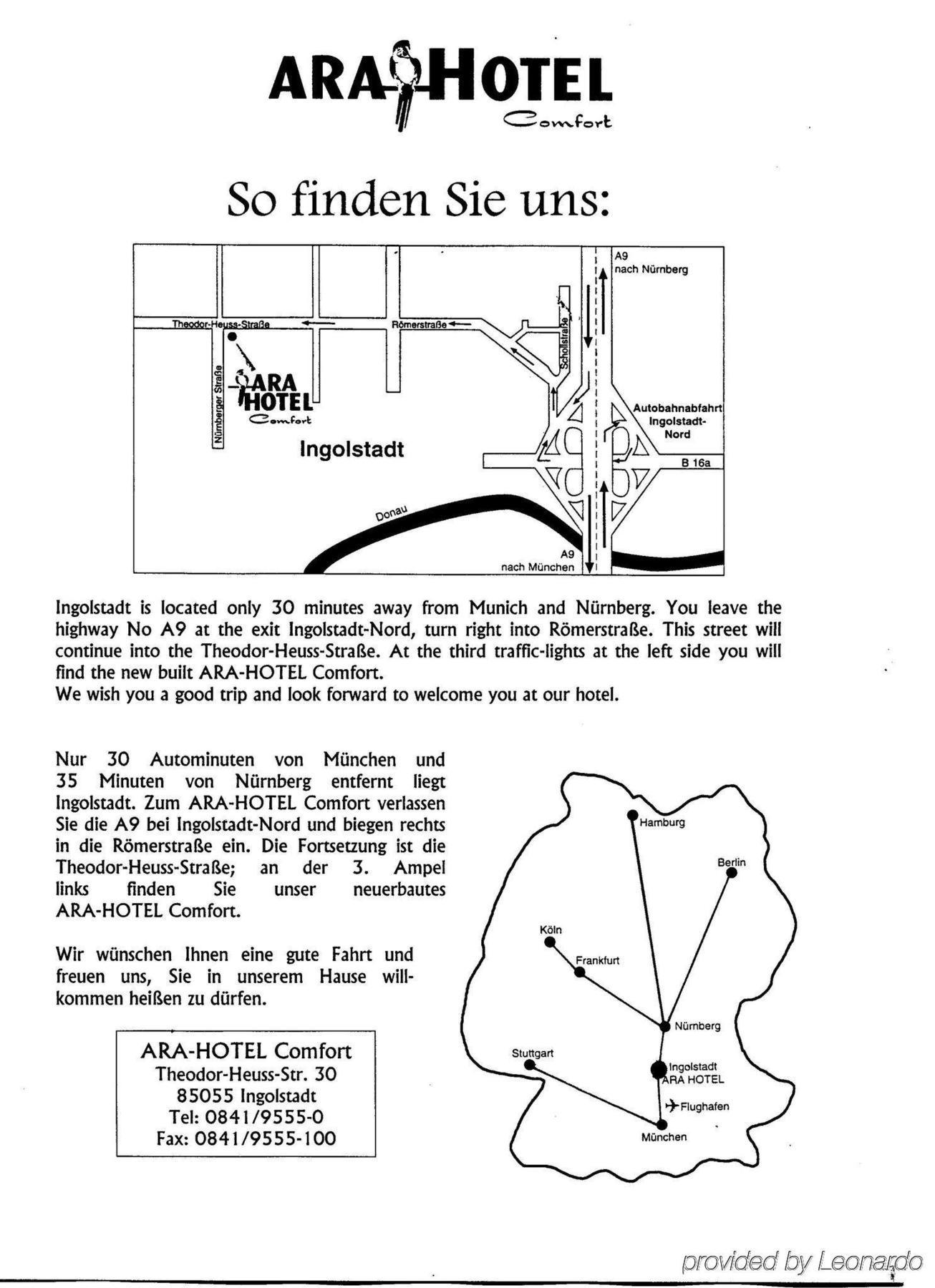 Ara Hotel Comfort Ingolstadt Eksteriør bilde